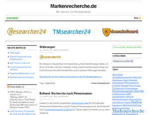 Markenrecherche
